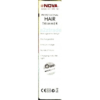 Nova NHC-301-Proffestional Hair Clipper@45%Off+Scalier Energy Pendent Free